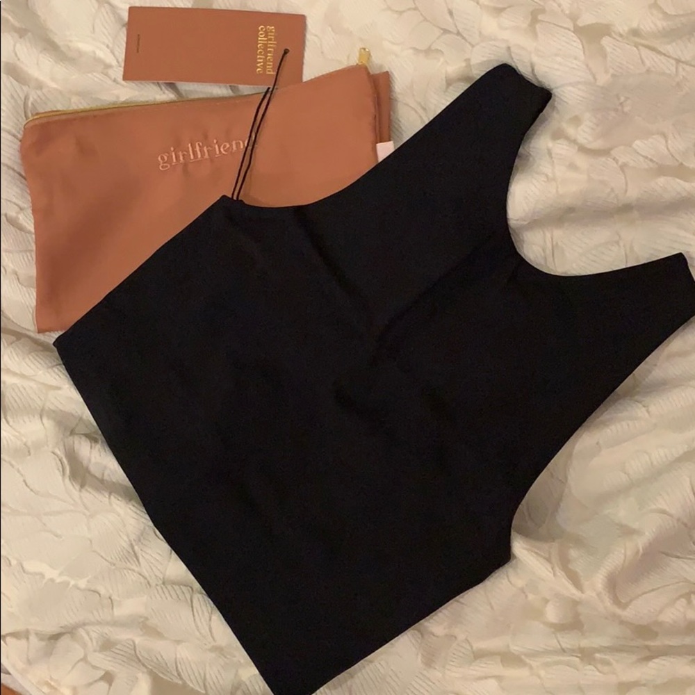 girlfriend collective Black Sports Bra